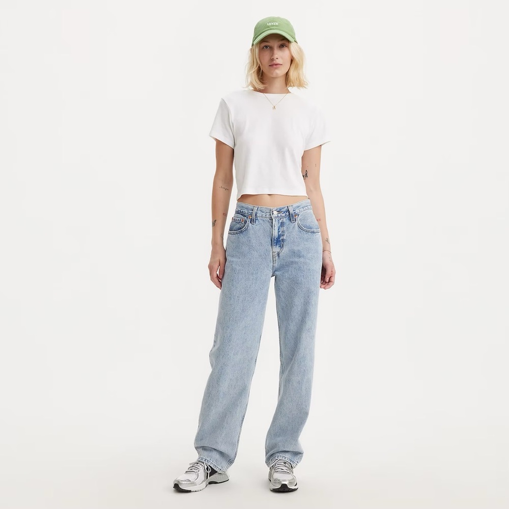 Levi’s Low Pro Straight Mom Jeans